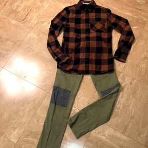Pants 12/13 Hanna Anderssol + Flannel shirt 12/13